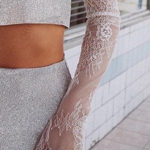 12th Tribe • Bellatrix White Lace Gloves